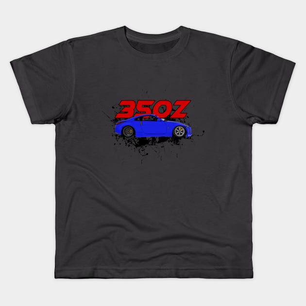 Nissan 350z Kids T-Shirt by JDMzone